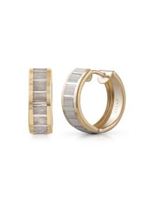 Diamonds by Ellen K. Fascination by Ellen K. Ohrringe Gold 333 zweifarbig glanz/matt 15mm Durchmesser