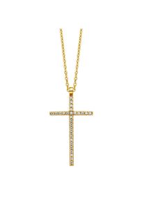 JULIE JULSEN Anhänger mit Kette 925/- Sterling Silber vergoldet mit Anhänger Kreuz