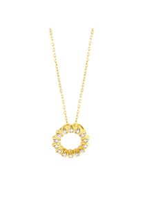 Diamonds by Ellen K. Halskette Gold 375 zweifarbig mit 14x Diamant zus. 0,10ct.