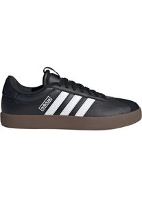 Adidas Vl Court 3.0 Sneaker Damen - schwarz - Gr. 38 - Lederimitat
