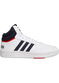 Adidas Hoops 3.0 Sneaker Herren - weiß - Gr. 47 1/3 - Lederimitat