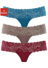 Vivance String mehrfarbig Gr. 32/34 für Damen. Mit Spitze. Bequem. Nachhaltig.