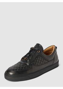 LEANDRO LOPES Sneaker aus Leder in black