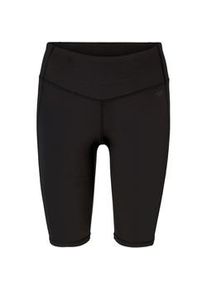 Tom Tailor Damen Skinny Fit Shorts, schwarz, Logo Print, Gr. XS