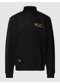 Polo Ralph Lauren Sweatshirt mit Polokragen und Logo-Stitching