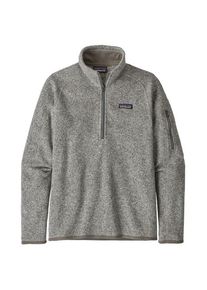 Patagonia Better Sweater 1/4 Zip Fleecepullover Damen (Gr L |grau)