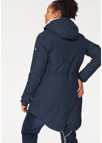 Polarino Große Größen Funktionsparka Gr. 40 blau für Damen