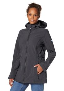 Polarino Große Größen Softshelljacke Gr. 40 grau für Damen