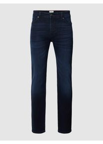 McNeal Slim Fit Jeans mit Knopf- und Reißverschluss