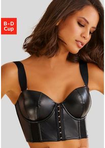 Petite Fleur Gold Corsage schwarz Gr. 85 Cup D für Damen