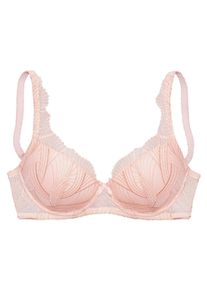 Lascana Große Größen Schalen-BH Gr. 90C rosa für Damen