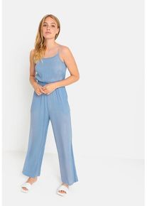 LSCN BY LASCANA Overall blau Gr. 34 für Damen. Mit Rundhals. Figurumspielend. Nachhaltig.