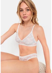 LSCN BY LASCANA Bralette beige Gr. 32/34 für Damen. Ohne Bügel. Bequem