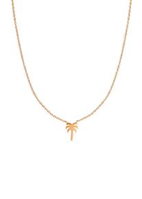 Palm Tree Necklace Rose Gold