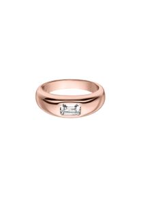 Paul Valentine Emerald Dome Ring Rose Gold