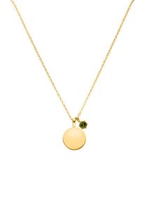 Paul Valentine Birthstone August Necklace 14K Gold Plated