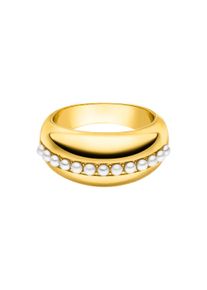 Paul Valentine Pearl Ring 14K Gold Plated