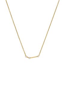 Shooting Star Necklace 18k Gold Plated - Aries