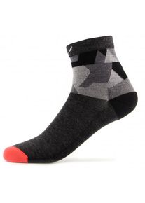 Salewa Pedroc Camu All Mountain QRT Sock Wandersocken Damen (Gr 36-38 |schwarz)