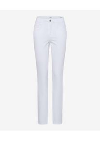 Brax Damen Five-Pocket-Hose Style MARY, Weiß, Gr. 34