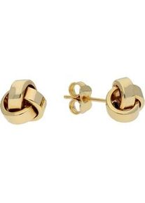 Paar Ohrstecker Vivance "classic style" Ohrringe Gr. Gelbgold 375, gelb (gelbgold 375) Damen