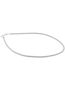 Collier Vivance "Dreh-Design" Halsketten Gr. Silber 925 (Sterlingsilber), silberfarben (silber 925) Damen