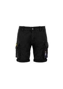 Shorts Alpha Industries "ALPHA Men - Crew Short Patch" Gr. 30, Normalgrößen, schwarz (black) Herren Hosen Shorts