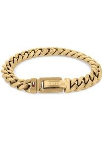 Armband Tommy Hilfiger "Schmuck Edelstahl Armschmuck Panzerkette" Armbänder Gr. Edelstahl, bunt (gelbgoldfarben, blau, rot, weiß) Herren