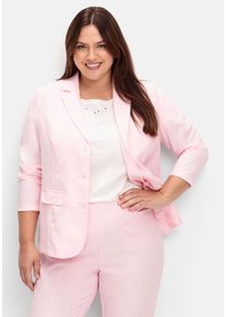 Große Größen Blazer in klassischer Form Gr. 54 rosa von sheego für Damen