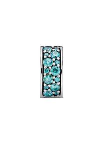 Pandora Charm Moments Petrolfarbener Pav&eacute;-Clip 791817MCZ