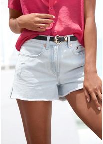 Buffalo Jeansshorts blau Gr. 34 für Damen. Figurumspielend. Nachhaltig.