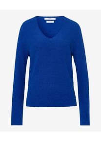 Brax Damen Pullover Style LESLEY, Blau, Gr. 36