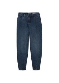 Tom Tailor Damen Barrel Leg Jeans mit TencelTM Lyocell, blau, Uni, Gr. 33/28