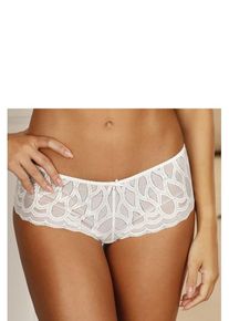 Lascana Panty 'Evita' weiß Gr. 32/34 für Damen. Mit Schmuckelement, Spitze, Schleife