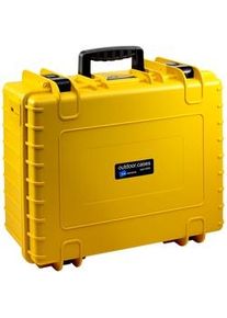B&W International B&W International B&W Outdoor Case Typ 6000 Notfallkoffer mit variabler Facheinteilung 32,6 l - Gelb