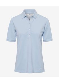 Brax Damen Poloshirt Style CLEO, blush blue, Gr. 34