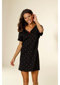 Vivance Dreams Große Größen Nachthemd Gr. 44/46 schwarz für Damen