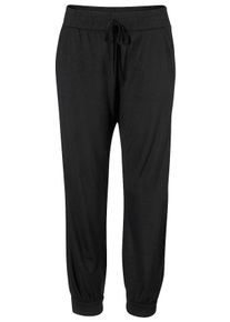 Lascana Große Größen 7/8-Strandhose Gr. 54 schwarz bedruckt für Damen