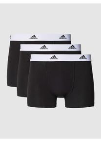 adidas Sportswear Trunks mit Label-Details im 3er-Pack