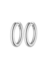 Paul Valentine Chunky Hoops Large Silver