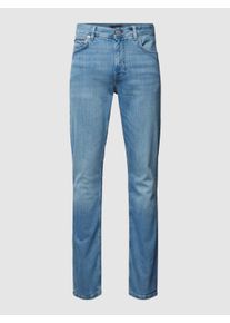Slim Fit Jeans mit Knopfverschluss Modell 'DENTON'