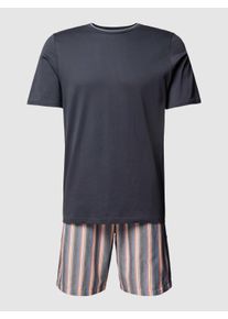 Schiesser Pyjama mit modern lässiger Passform Modell 'Selected Premium'