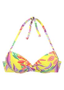 s.Oliver Push-Up-Bikini-Top 'Mallorca' mehrfarbig Gr. 32 Cup A. Mit Bügel. Nachhaltig.