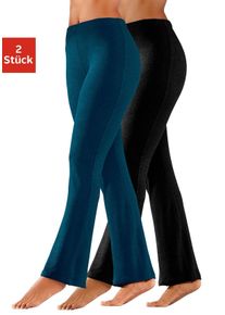 Vivance Große Größen Jazzpants Gr. 40/42 schwarz/blau für Damen