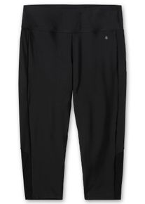 Große Größen Capri-Badehose mit innenliegendem, fixiertem Slip Gr. 42 schwarz von sheego für Damen