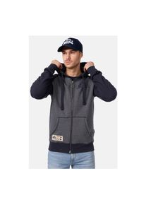 Lonsdale Herren Kapuzensweatjacke mit Reißverschluss schmale Passform SLOUGH