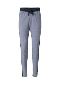 Tom Tailor Herren Gestreifte Pyjama-Hose, blau, Streifenmuster, Gr. 54/XL