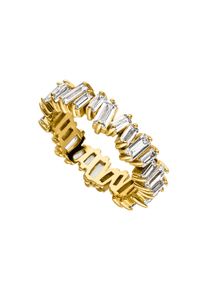 Paul Valentine Baguette Ring 14K Gold Plated