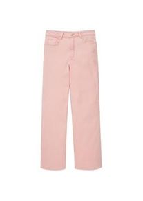 Tom Tailor DENIM Damen Culotte Jeans, rosa, Uni, Gr. XL
