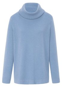 Rollkragen-Pullover aus 100% Premium-Kaschmir Peter Hahn Cashmere blau